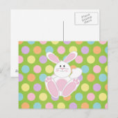 Paasbunny Feestdagenkaart (Voorkant / Achterkant)