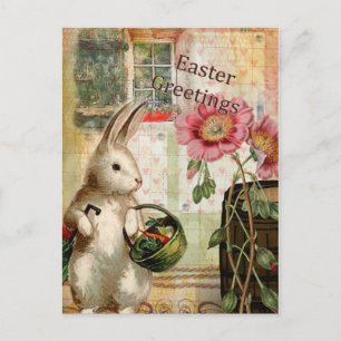 paasbunny feestdagenkaart
