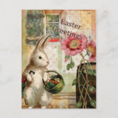 paasbunny feestdagenkaart (Voorkant)