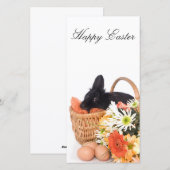 Paasbunny Feestdagenkaart (Voorkant / Achterkant)