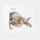 Paasbunny Fleece Deken (Voorkant (Horizontaal))