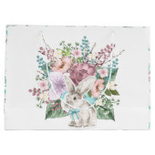 Paasbunny floral Holiday Groot Cadeauzakje (Achterkant)