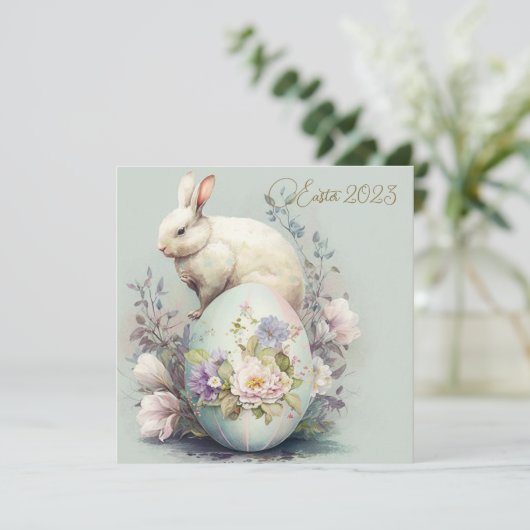 Paasbunny Florals (Staand voorkant)