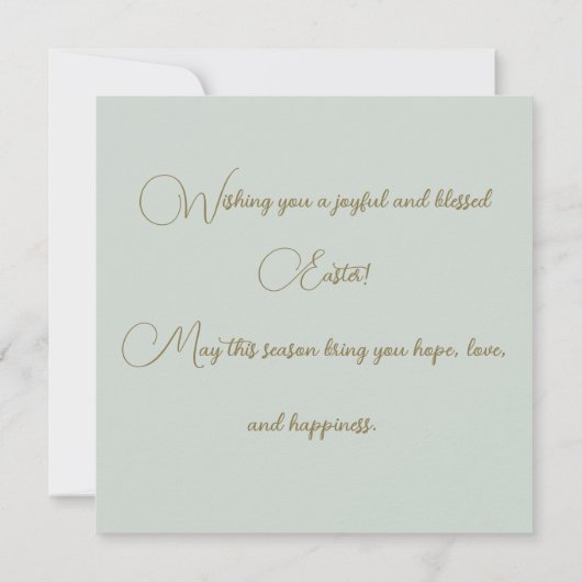 Paasbunny Florals (Achterkant)