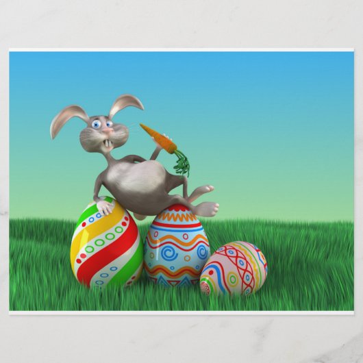 Paasbunny Flyer (Voorkant)