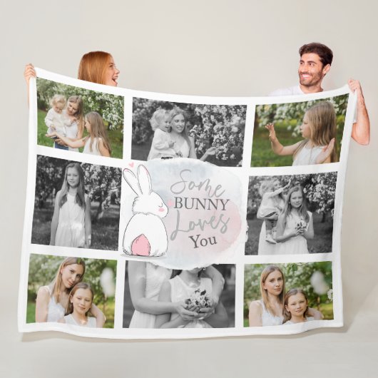 Paasbunny-fotobanket Fleece Deken (In situ)