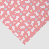 paasbunny, gedecorbeerd eipatroon tissuepapier (Detail)