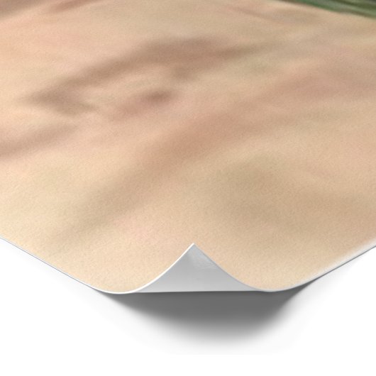 Paasbunny, gekleurd, gekleurde eitjes poster (Hoek)