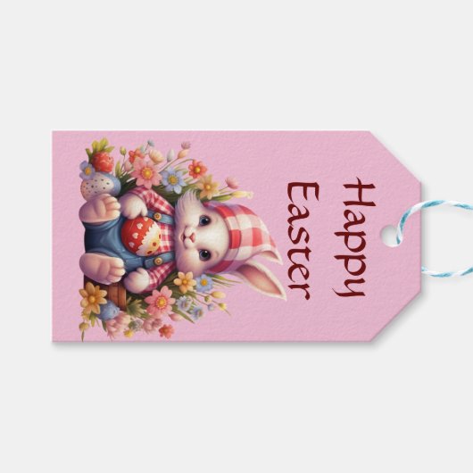 PaasBunny Gift Label Cadeaulabel (Voorkant (Horizontaal))