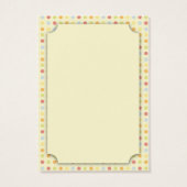 PaasBunny Gift Label Visitekaartjes (Achterkant)