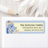 PaasBunny Girl d9 PaasAdresetiketten Etiket (Insitu)