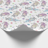 Paasbunny Gnome Patroon Cadeaupapier (Hoek)