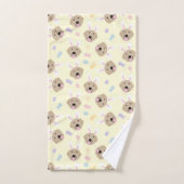 Paasbunny Golden Retriever Patroon Bad Handdoek (Handdoek)