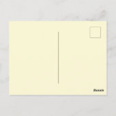 Paasbunny Golden Retriever Patroon Briefkaart (Achterkant)