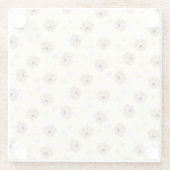 Paasbunny Golden Retriever Patroon Glazen Onderzetter (Achterkant)