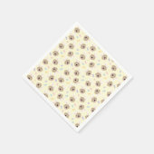 Paasbunny Golden Retriever Patroon Servet (Hoek)