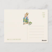  paasbunny gorging op radishes CC1110 Briefkaart (Achterkant)