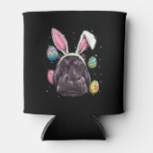 Paasbunny Hippo Funny Easter Hippo Gifts Blikjeskoeler (Voorkant)