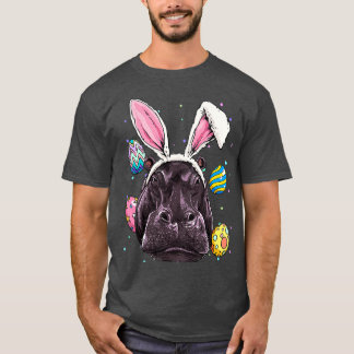 Paasbunny Hippo Funny Easter Hippo Gifts T-shirt