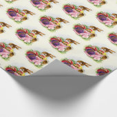 paasbunny Holiday Cadeaupapier (Hoek)