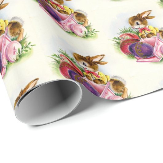 paasbunny Holiday Cadeaupapier (Rol Hoek)