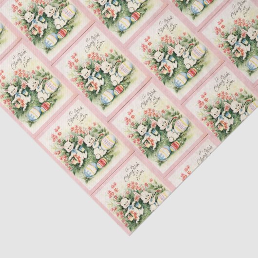  paasbunny Holiday Tissuepapier (Detail)