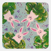 PaasBunny in Cabbage Sticker (Voorkant)