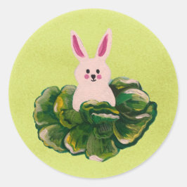 PaasBunny in Cabbage Sticker