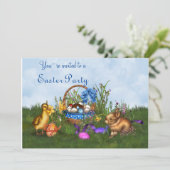 Paasbunny Kaart (Staand voorkant)