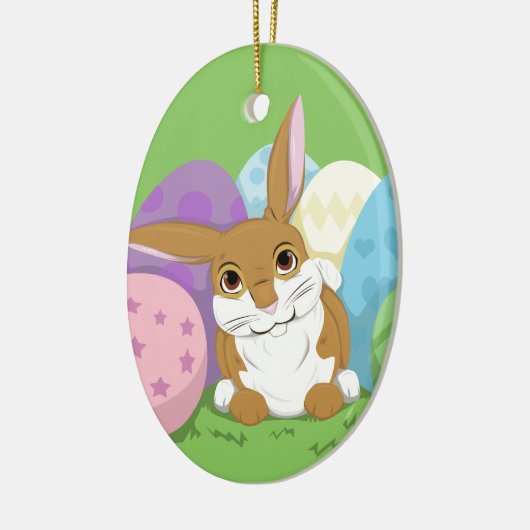 Paasbunny Keramisch Ornament (Links)