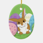 Paasbunny Keramisch Ornament (Voorkant)