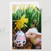 PaasBunny Koe Eieren Briefpapier (Voorkant / Achterkant)