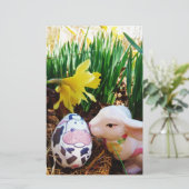 PaasBunny Koe Eieren Briefpapier (Staand voorkant)