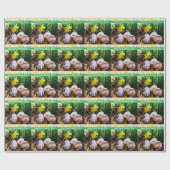 PaasBunny Koe Eieren Cadeaupapier (Vlak)