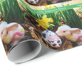 PaasBunny Koe Eieren Cadeaupapier (Rol Hoek)