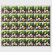 PaasBunny Koe Eieren Cadeaupapier (Vlak)