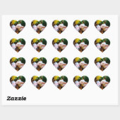 PaasBunny Koe Eieren Hart Sticker (Vel)