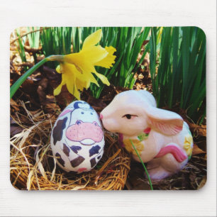 Paasbunny Koe Eieren Muismat
