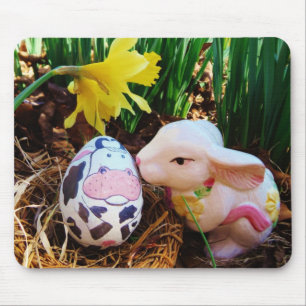 PaasBunny Koe Eieren Muismat