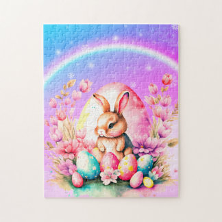 Paasbunny Legpuzzel