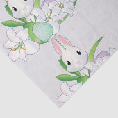 Paasbunny Lilies Tissuepapier (Detail)