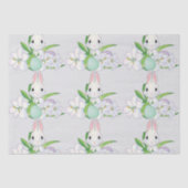 Paasbunny Lilies Tissuepapier (Voorkant)