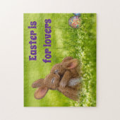 Paasbunny Lovers Legpuzzel (Verticaal)