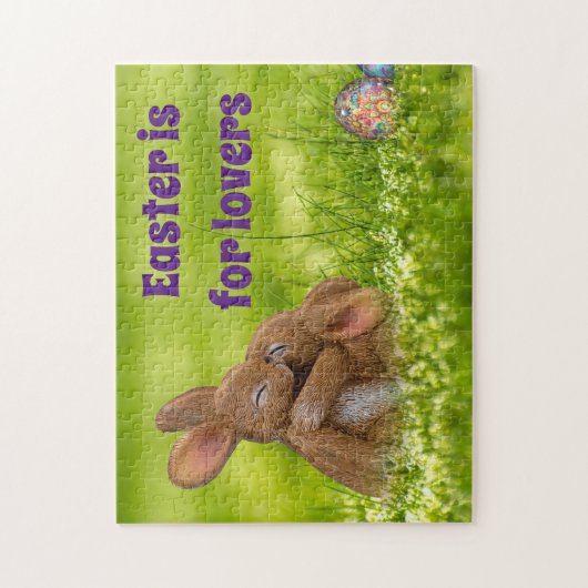 Paasbunny Lovers Legpuzzel (Verticaal)