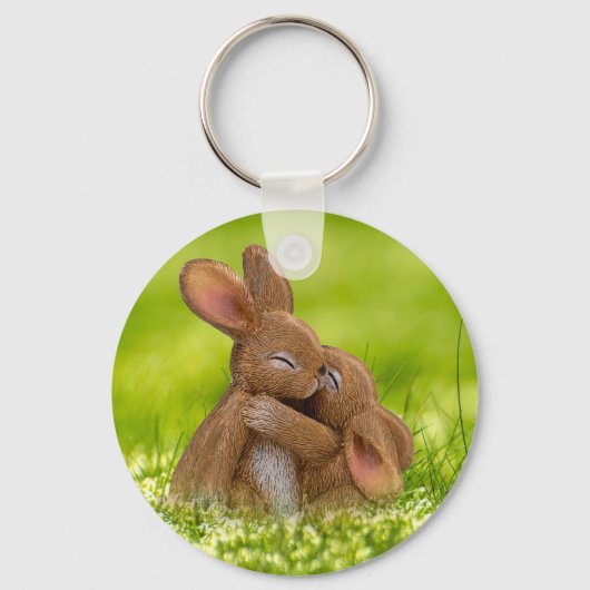 Paasbunny Lovers Sleutelhanger (Voorkant)