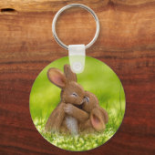 Paasbunny Lovers Sleutelhanger (Voorkant)