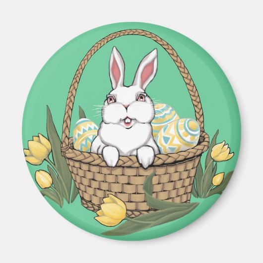 Paasbunny Magnet Festive Easter Decorations (Voorkant)