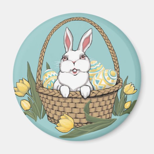 Paasbunny Magnet Festive Easter Decorations (Voorkant)