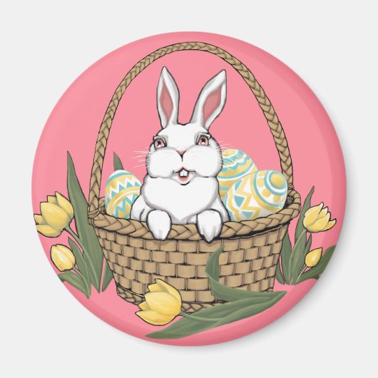 Paasbunny Magnet Festive Easter Decorations (Voorkant)