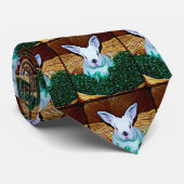 paasbunny mandje stropdas (Opgerold)